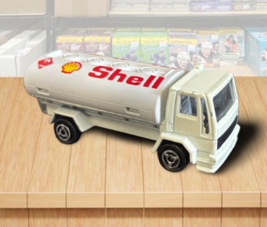 1980 Majorette Shell Ford tanker White Vintage Toy Car Made in France Image 1