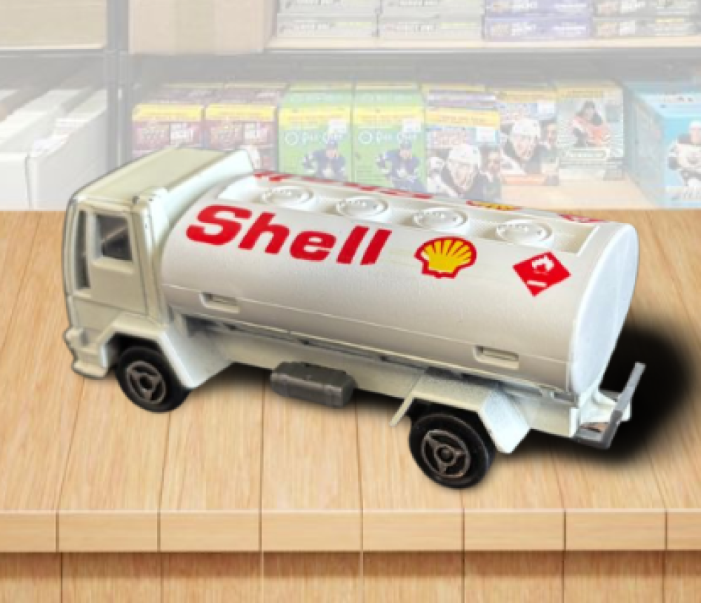 1980 Majorette Shell Ford tanker White Vintage Toy Car Made in France Image 2