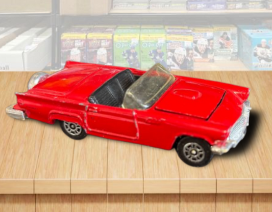 1980 Corgi Ford Thunderbird Red Convertible Vintage Toy Car Made in Britain Image 1