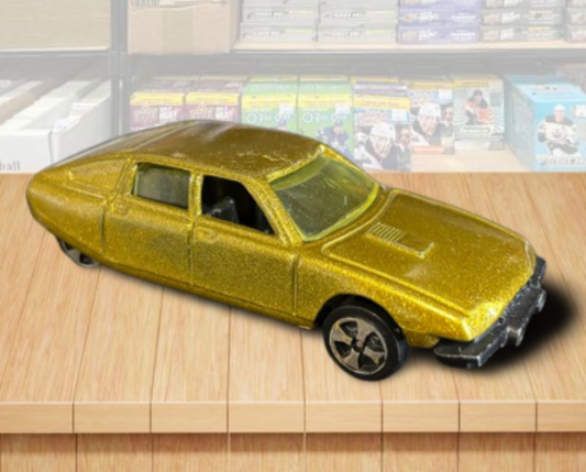 1980 Citroen CX2200 Gold Vintage Toy Car Made in Hong Kong Image 1