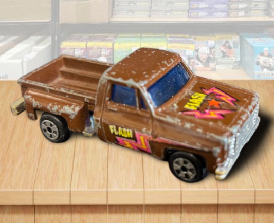 1980 Yatming Chevy Stepside Pickup Truck Flash Brown Vintage Toy Car Hong Kong Image 1