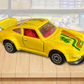 1980s Majorette Porsche Turbo Yellow Diecast Vintage Toy Car Made in France Image 1