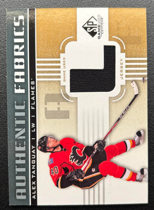2011-12 SP Game Used Authentic Fabrics Gold Jersey Alex Tanguay V103129 Image 1