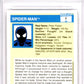 1990 Impel Marvel Universe I #2 Spider-Man Graded Mint HCWG 9 Image 2