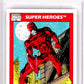 1990 Impel Marvel Universe I #4 Daredevil Graded Mint HCWG 8 Image 1