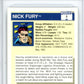 1990 Impel Marvel Universe I #5 Nick Fury Graded Mint HCWG 9 Image 2