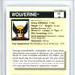 1990 Impel Marvel Universe I #10 Wolverine Graded Mint HCWG 9 Image 2