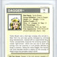 1990 Impel Marvel Universe I #14 Dagger Graded NM-Mint HCWG 8 Image 2