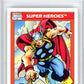 1990 Impel Marvel Universe I #18 Thor Graded NM-Mint HCWG 8 Image 1