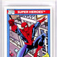 1990 Impel Marvel Universe I #29 Spider-Man Graded Mint HCWG 9 Image 1