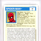 1990 Impel Marvel Universe I #29 Spider-Man Graded Mint HCWG 9 Image 2