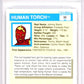 1990 Impel Marvel Universe I #33 Human Torch Graded NM-Mint HCWG 8 Image 2