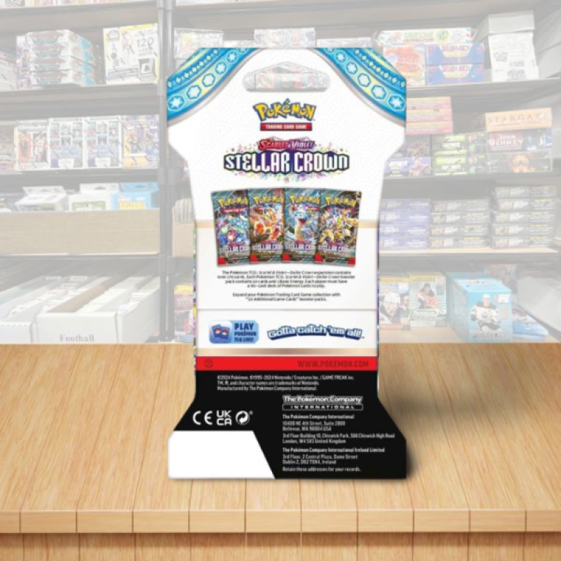 Pokemon Scarlet & Violet Stellar Crown Sealed Booster Sleeved Pack - Cover A Image 2