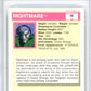 1990 Impel Marvel Universe I #56 Nightmare Graded Mint HCWG 8 Image 2