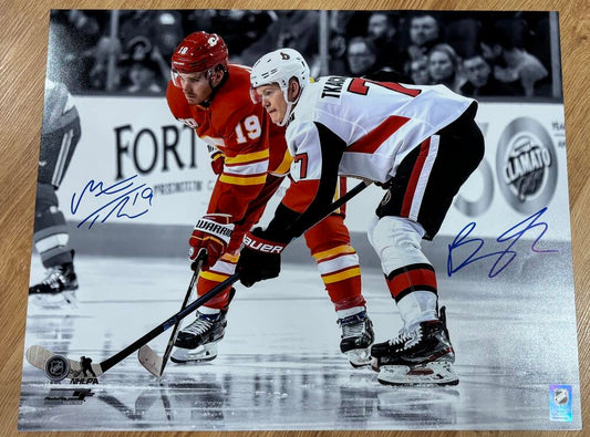 Brady and Keith Tkachuk 16x20 Signature Dual Autograph Picture - NHL Authentic Image 1