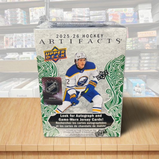 2025-26 Upper Deck Artifacts Hockey Blaster Box - 7 Packs Per Box Image 1