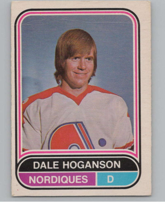 1975-76 O-Pee-Chee WHA #2 Dale Hoganson  Quebec Nordiques  V103137 Image 1