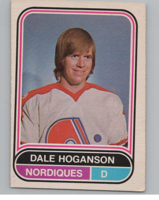 1975-76 O-Pee-Chee WHA #2 Dale Hoganson  Quebec Nordiques  V103138 Image 1