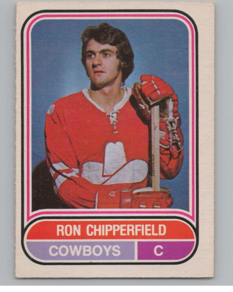 1975-76 O-Pee-Chee WHA #4 Ron Chipperfield  Calgary Cowboys  V103140 Image 1