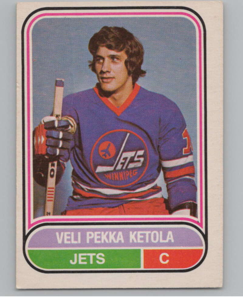 1975-76 O-Pee-Chee WHA #15 Veli-Pekka Ketola  RC Rookie Winnipeg Jets  V103151 Image 1