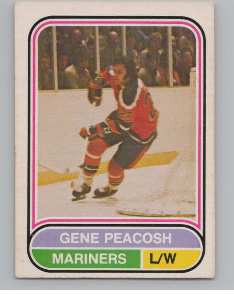 1975-76 O-Pee-Chee WHA #24 Gene Peacosh  San Diego Mariners  V103158 Image 1