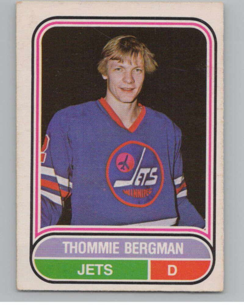 1975-76 O-Pee-Chee WHA #29 Thommie Bergman  Winnipeg Jets  V103164 Image 1