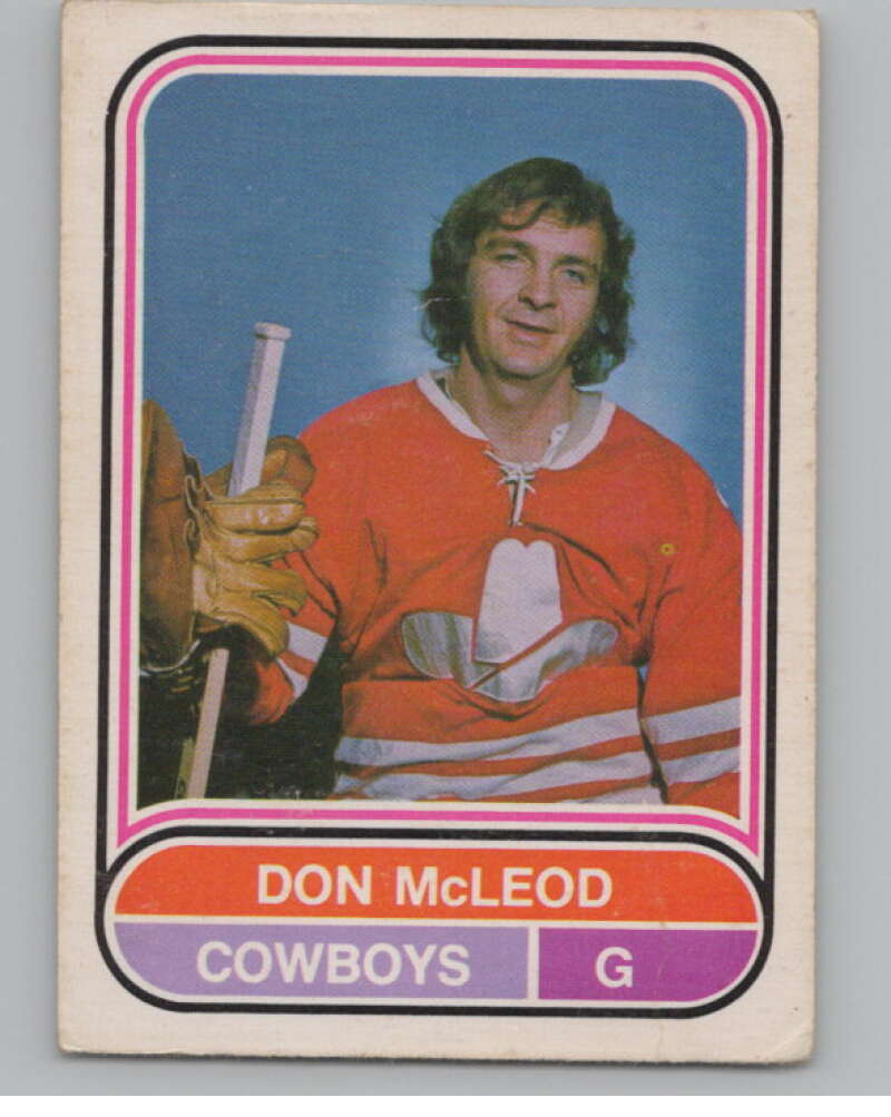 1975-76 O-Pee-Chee WHA #32 Don McLeod  Calgary Cowboys  V103170 Image 1