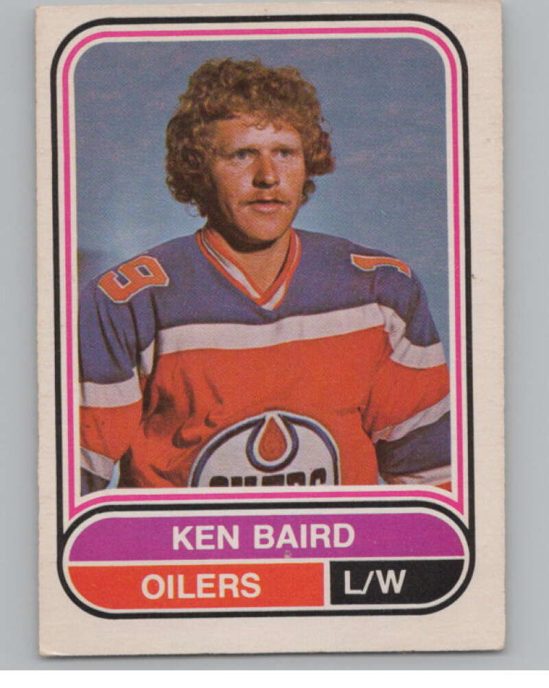 1975-76 O-Pee-Chee WHA #37 Ken Baird  RC Rookie Edmonton Oilers  V103175 Image 1