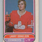 1975-76 O-Pee-Chee WHA #46 Larry Israelson  RC Rookie Calgary Cowboys  V103182 Image 1