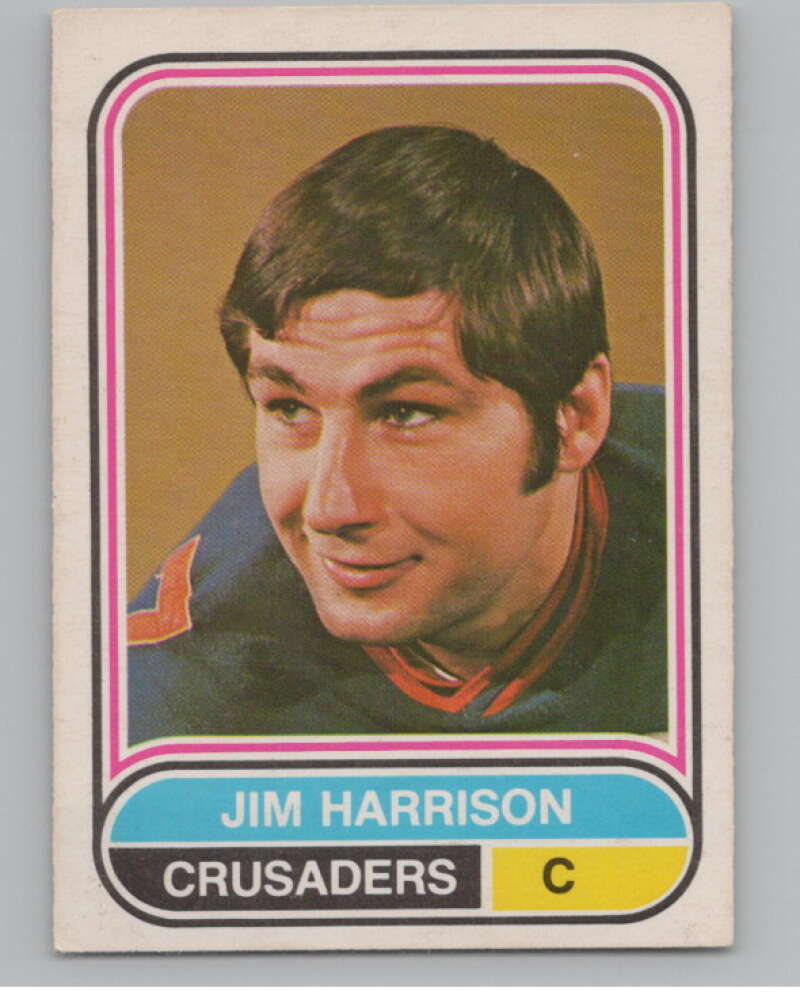 1975-76 O-Pee-Chee WHA #47 Jim Harrison  Cleveland Crusaders  V103184 Image 1