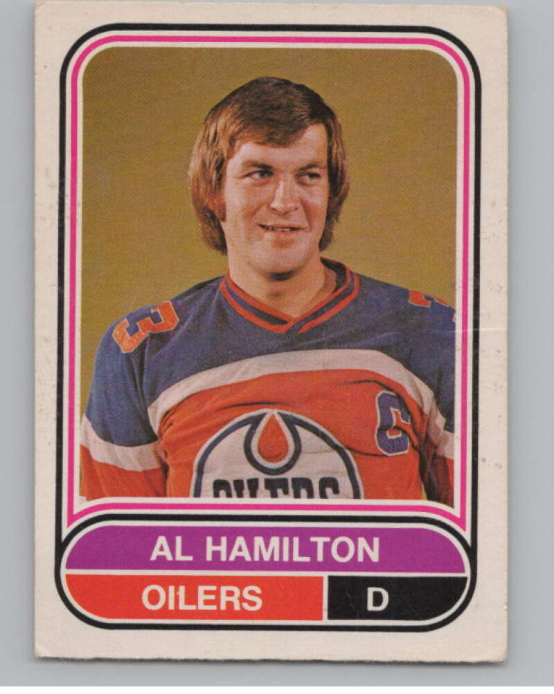 1975-76 O-Pee-Chee WHA #49 Al Hamilton  Edmonton Oilers  V103186 Image 1