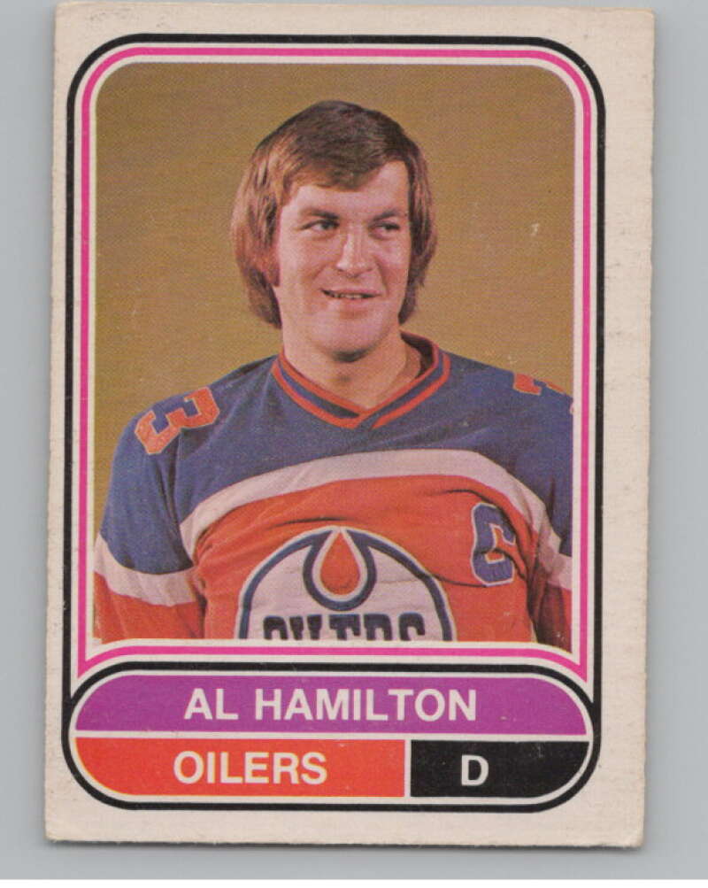 1975-76 O-Pee-Chee WHA #49 Al Hamilton  Edmonton Oilers  V103187 Image 1
