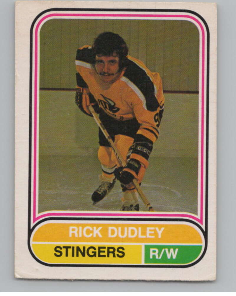 1975-76 O-Pee-Chee WHA #58 Rick Dudley  Cincinnati Stingers  V103198 Image 1