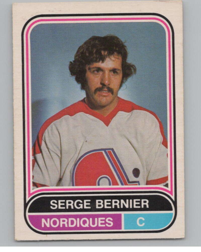 1975-76 O-Pee-Chee WHA #60 Serge Bernier  Quebec Nordiques  V103200 Image 1