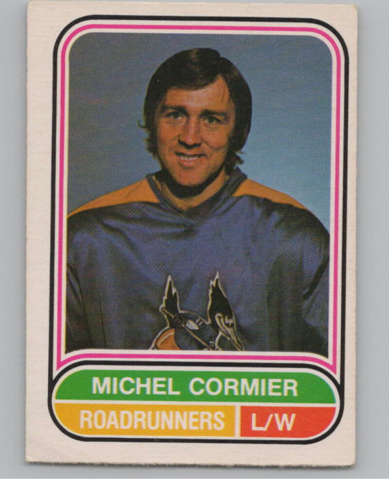 1975-76 O-Pee-Chee WHA #74 Michel Cormier  RC Rookie Phoenix  V103213 Image 1