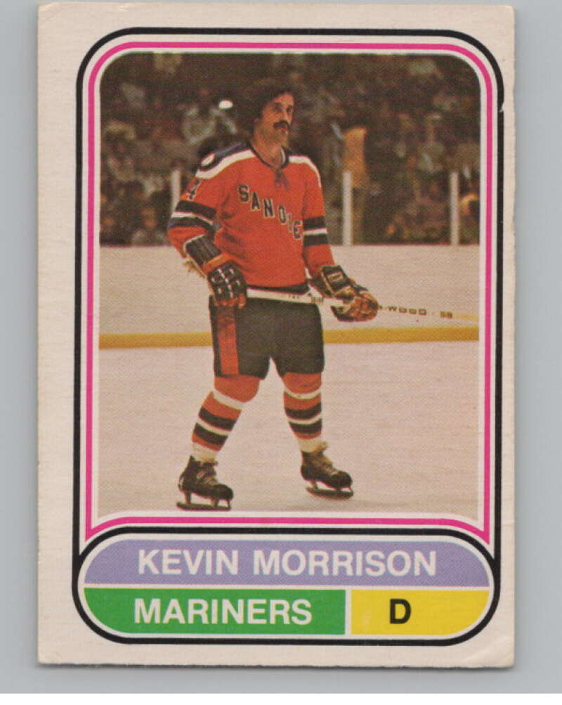 1975-76 O-Pee-Chee WHA #80 Kevin Morrison  RC Rookie San Diego  V103219 Image 1