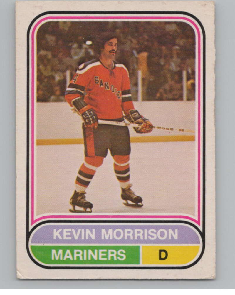 1975-76 O-Pee-Chee WHA #80 Kevin Morrison  RC Rookie San Diego  V103220 Image 1