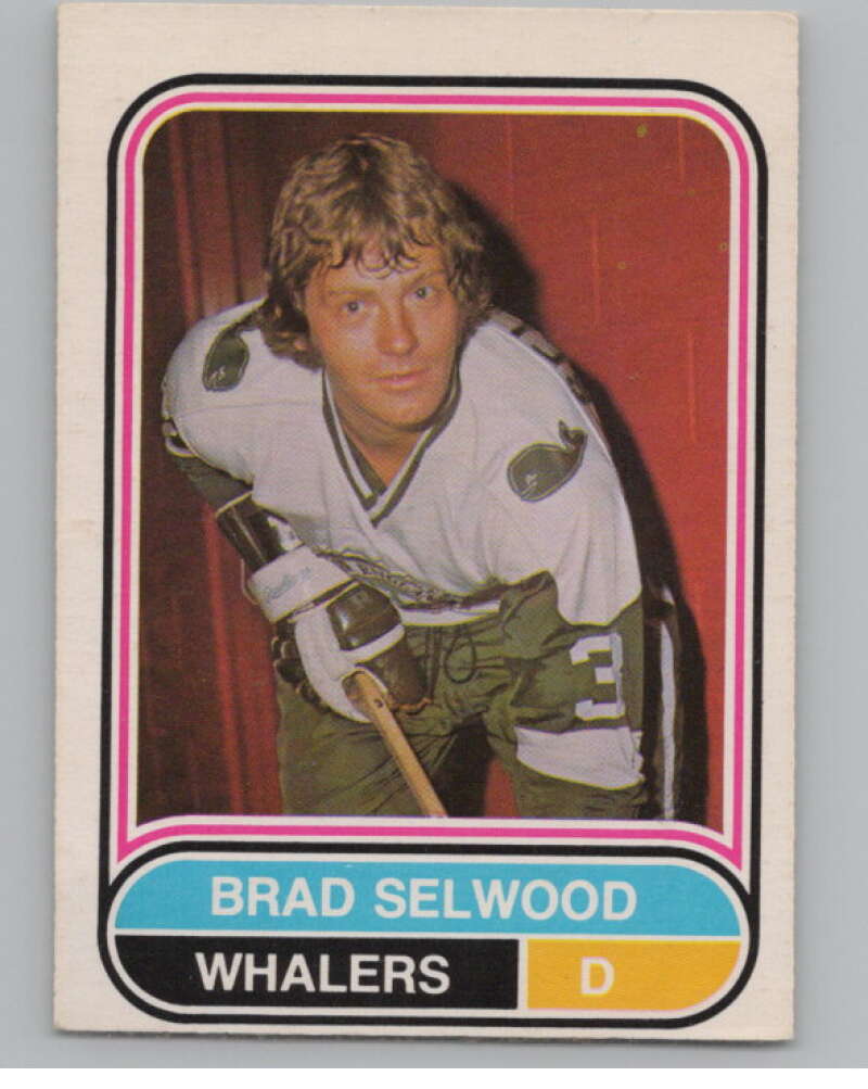 1975-76 O-Pee-Chee WHA #82 Brad Selwood  RC Rookie Whalers  V103224 Image 1