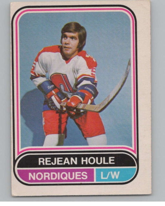 1975-76 O-Pee-Chee WHA #84 Rejean Houle  Quebec Nordiques  V103226 Image 1