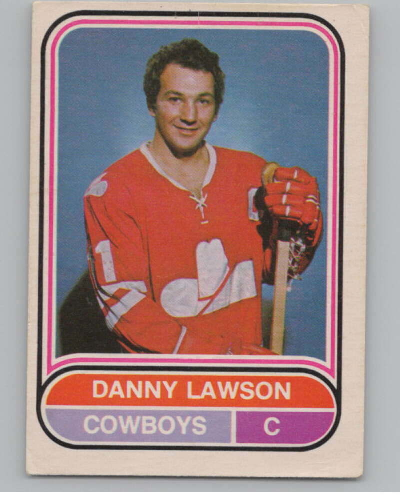 1975-76 O-Pee-Chee WHA #86 Danny Lawson  Calgary Cowboys  V103229 Image 1