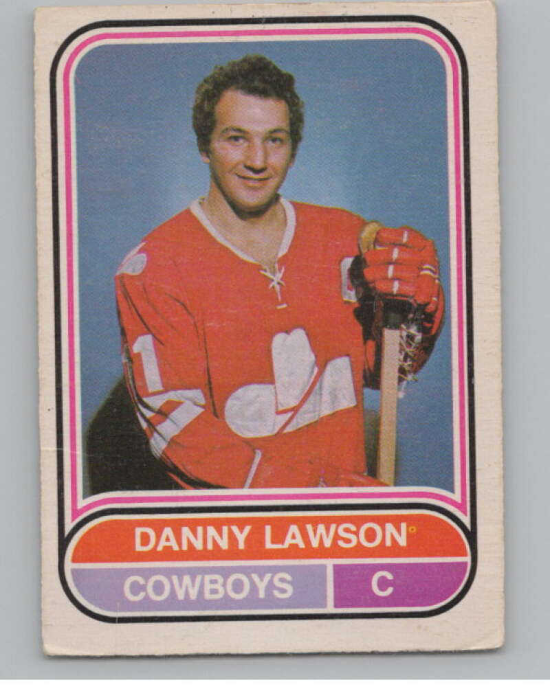 1975-76 O-Pee-Chee WHA #86 Danny Lawson  Calgary Cowboys  V103230 Image 1