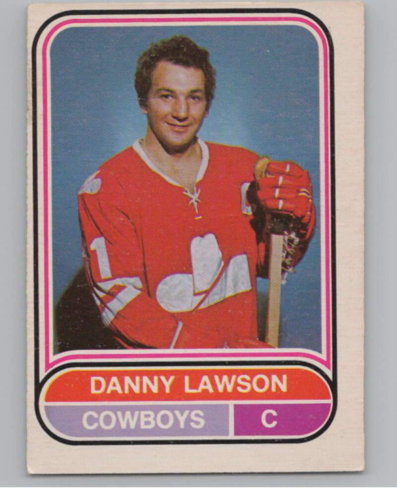 1975-76 O-Pee-Chee WHA #86 Danny Lawson  Calgary Cowboys  V103231 Image 1