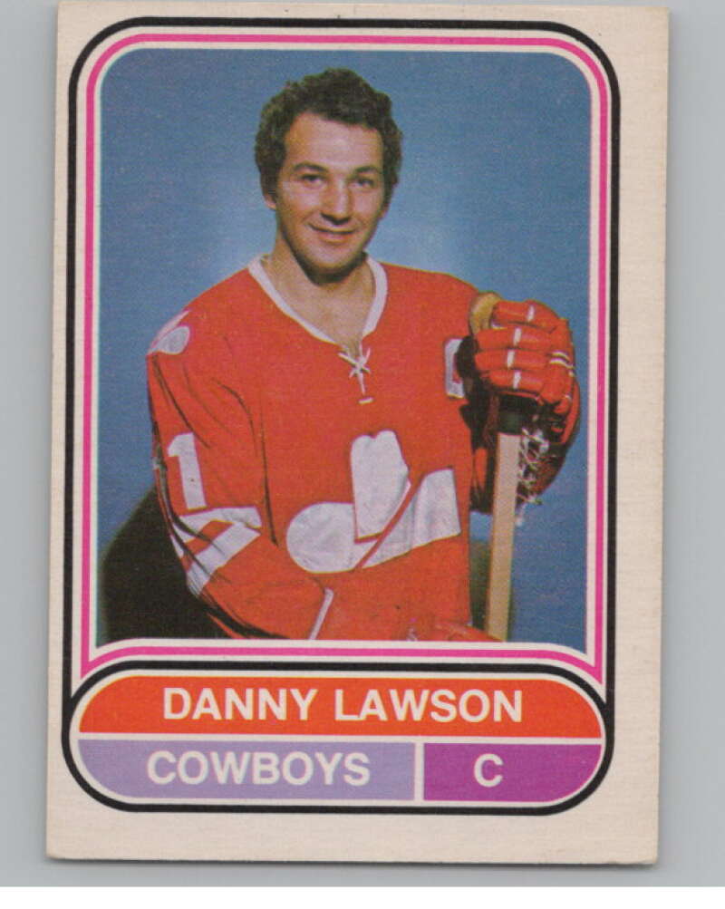 1975-76 O-Pee-Chee WHA #86 Danny Lawson  Calgary Cowboys  V103232 Image 1