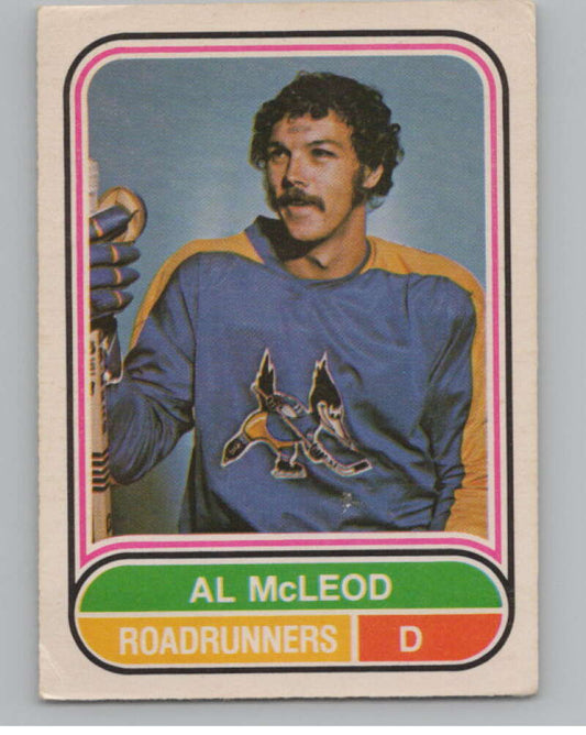 1975-76 O-Pee-Chee WHA #88 Al McLeod  RC Rookie Roadrunners  V103237 Image 1