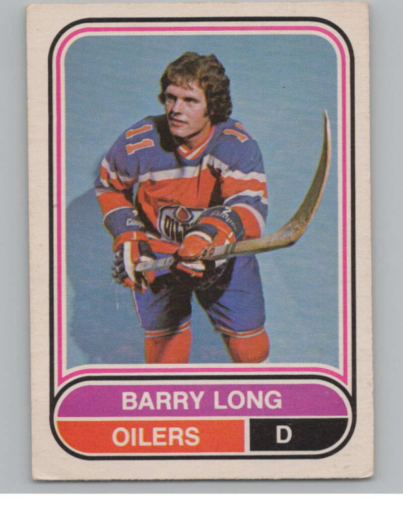 1975-76 O-Pee-Chee WHA #90 Barry Long  Edmonton Oilers  V103240 Image 1
