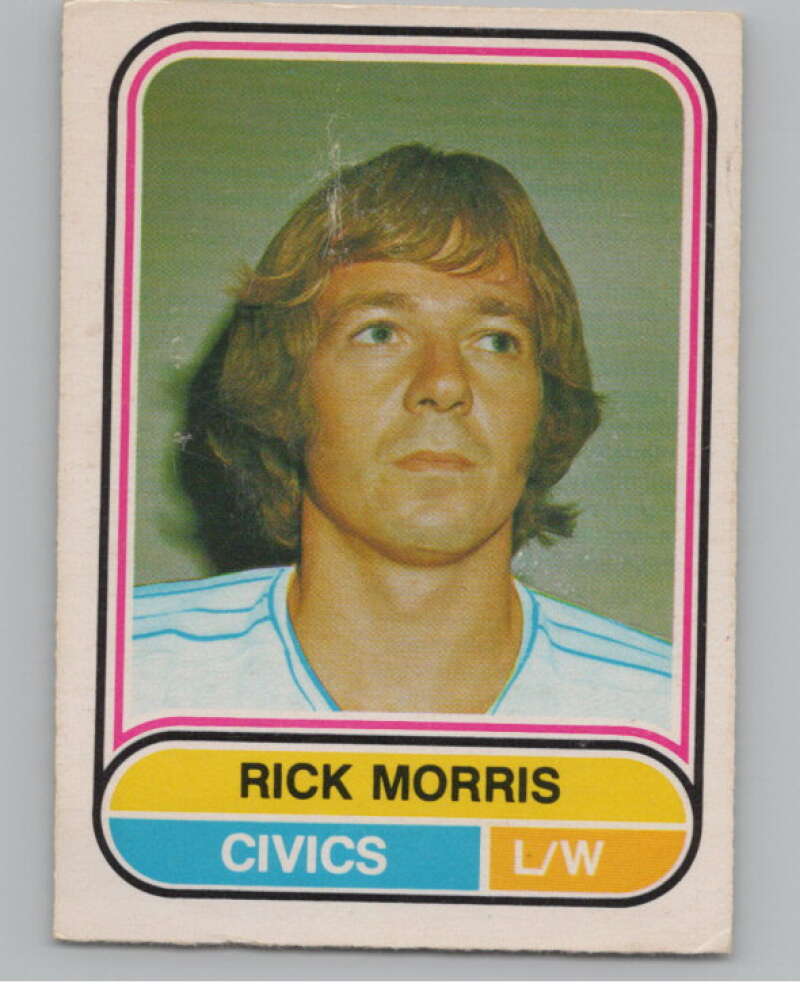 1975-76 O-Pee-Chee WHA #91 Rick Morris  RC Rookie Ottawa Civics  V103241 Image 1