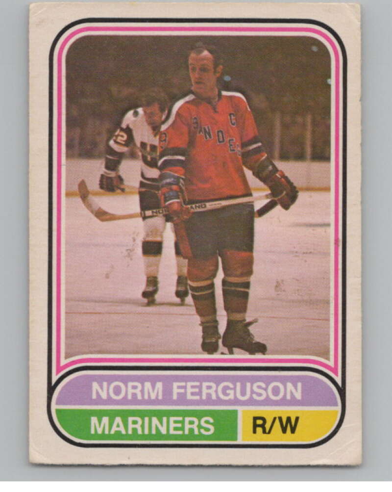1975-76 O-Pee-Chee WHA #92 Norm Ferguson  San Diego Mariners  V103242 Image 1
