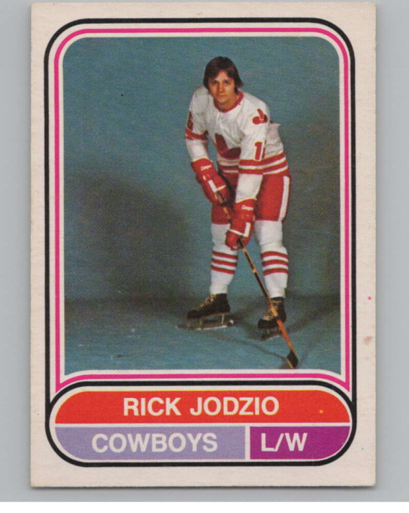 1975-76 O-Pee-Chee WHA #99 Rick Jodzio  RC Rookie Calgary Cowboys  V103251 Image 1