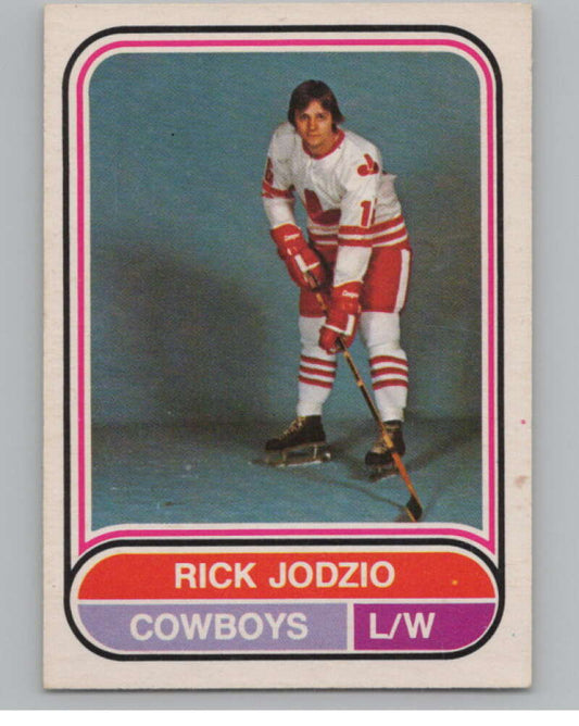 1975-76 O-Pee-Chee WHA #99 Rick Jodzio  RC Rookie Calgary Cowboys  V103251 Image 1