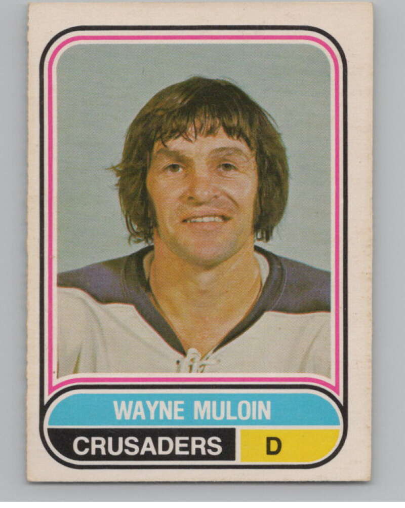1975-76 O-Pee-Chee WHA #102 Wayne Muloin  RC Rookie Cleveland  V103253 Image 1